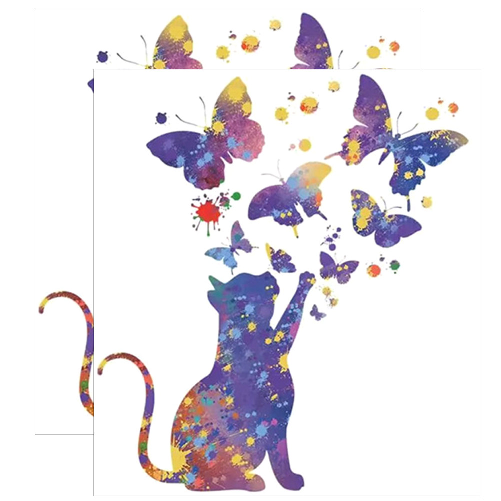 Home Decor Cat - 2 Lembar Dekorasi Rumah Kupu-kupu untuk