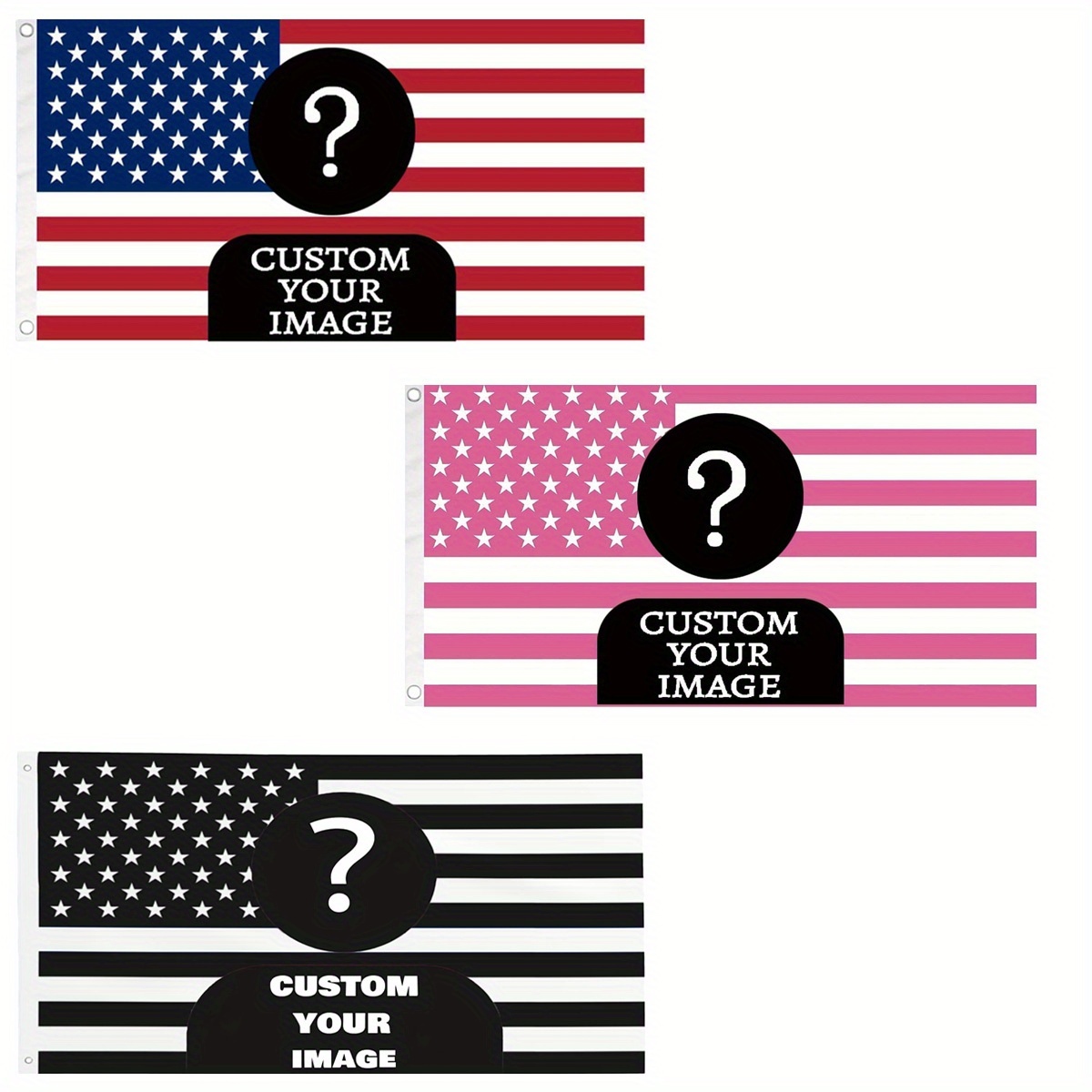 Home Decor Outdoor - 1 Buah Bendera Amerika Klasik Kustom