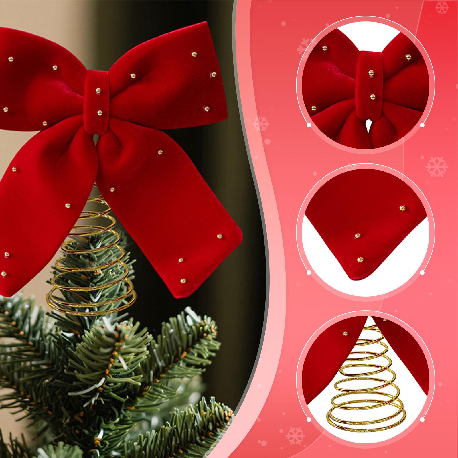 Home Xmas Decor Ideas - Hiasan Puncak Pohon Natal Elegan Berbentuk