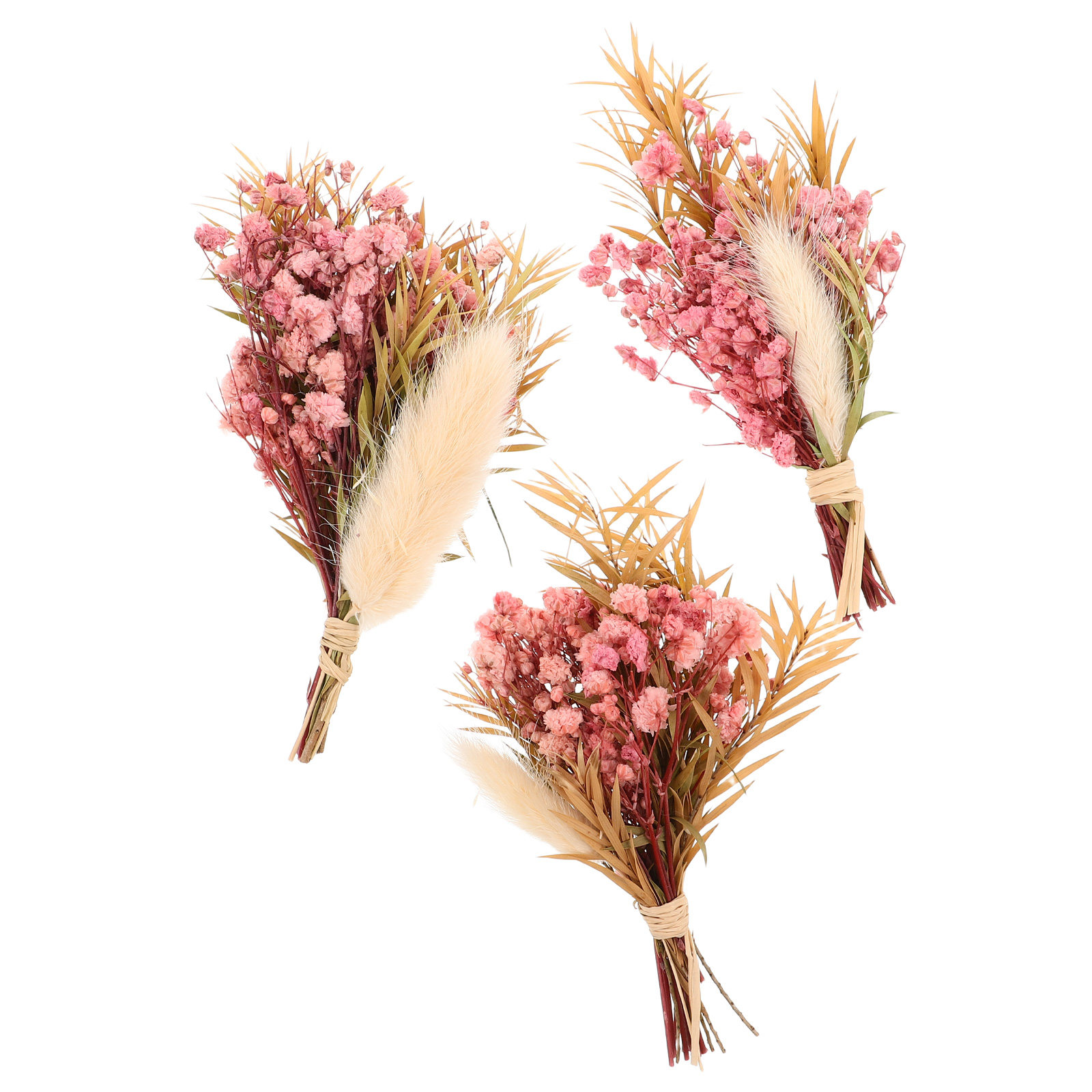 Dried Flower Bouquet - 3 Buah Buket Bunga Kering Mini