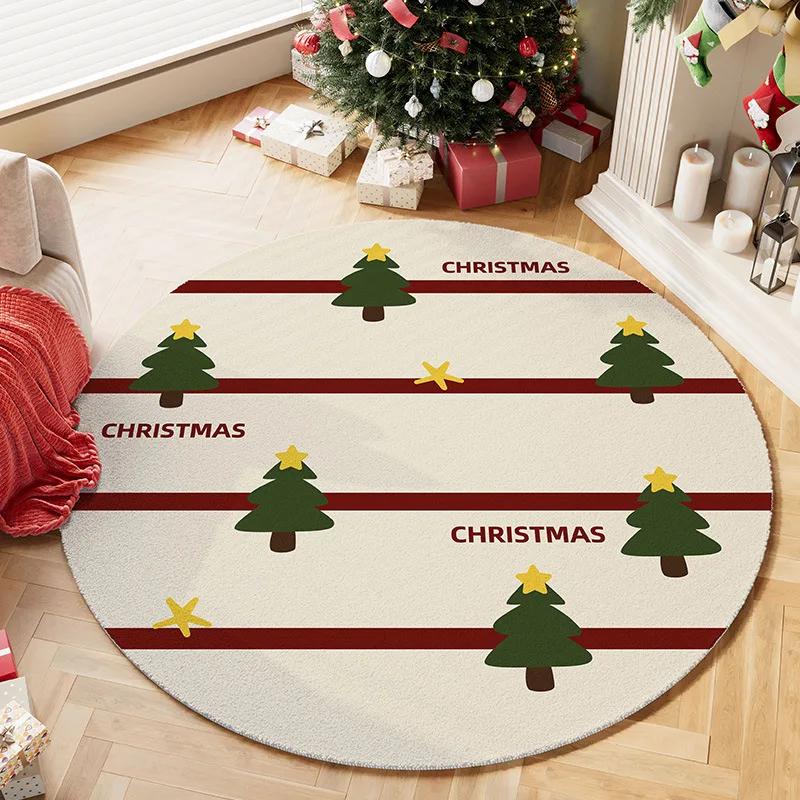 Home Xmas Decor Ideas - Karpet Bulat – Dekorasi Rumah Liburan