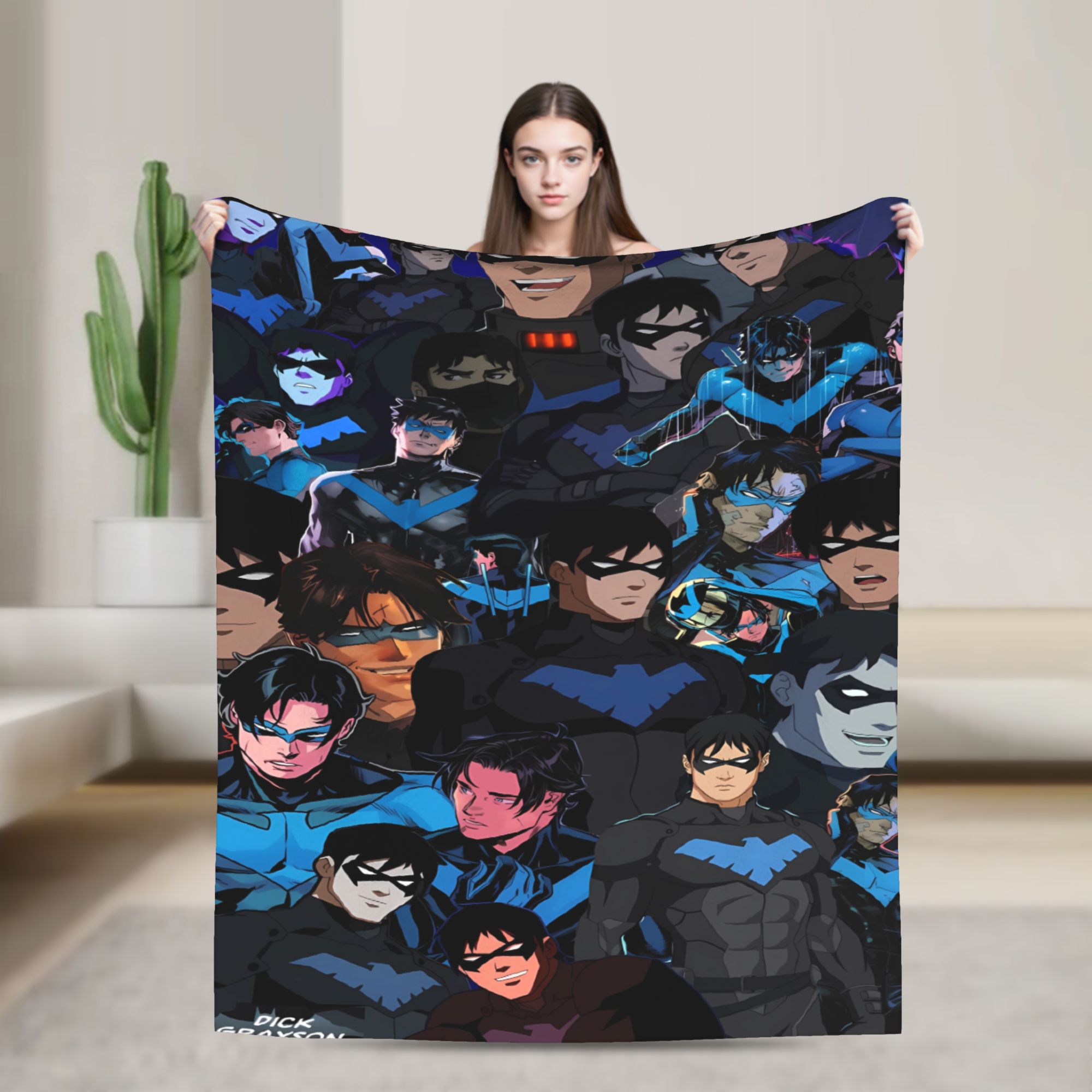 Home Decor Fallout 4 - Selimut Dicks Nightwing Graysons Selimut Lembut