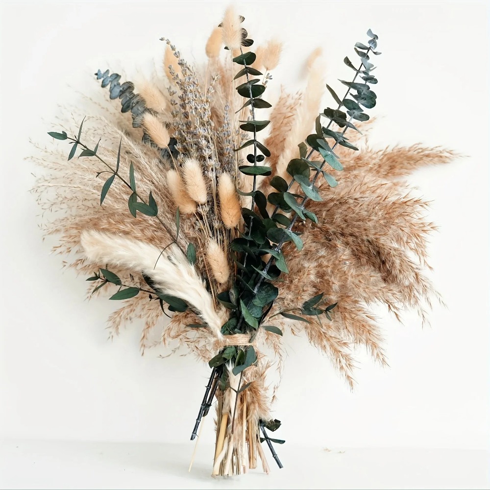 Dried Flower Bouquet - 80 Buah Buket Bunga Kering Alami