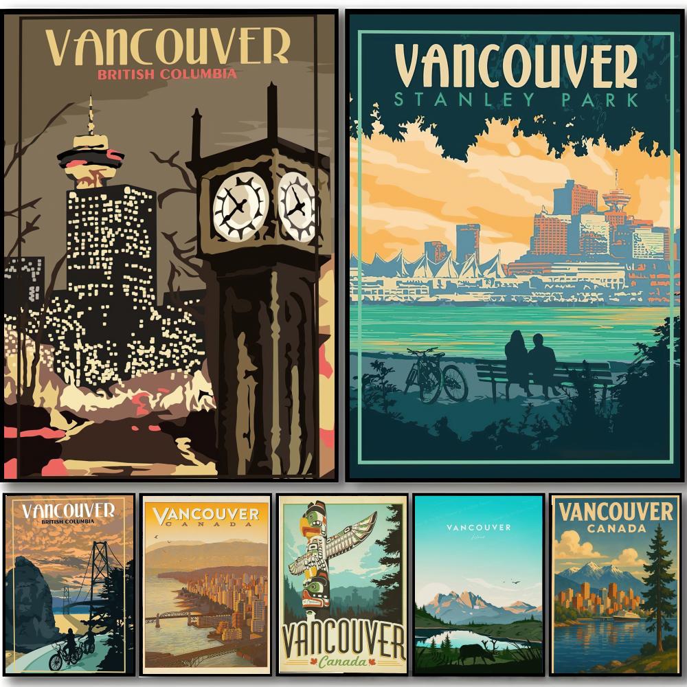 Home Decor Ideas - Poster Kota Vancouver yang Indah dan