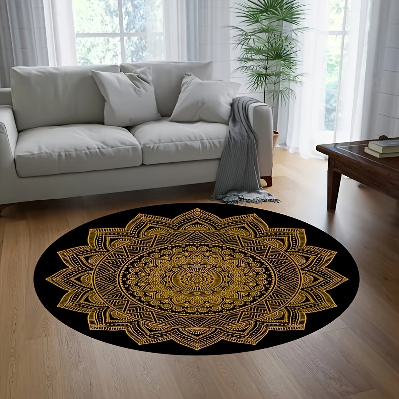 Home Decor Retail Stores - Karpet Lantai Bermotif Grafis Simetris Vintage,
