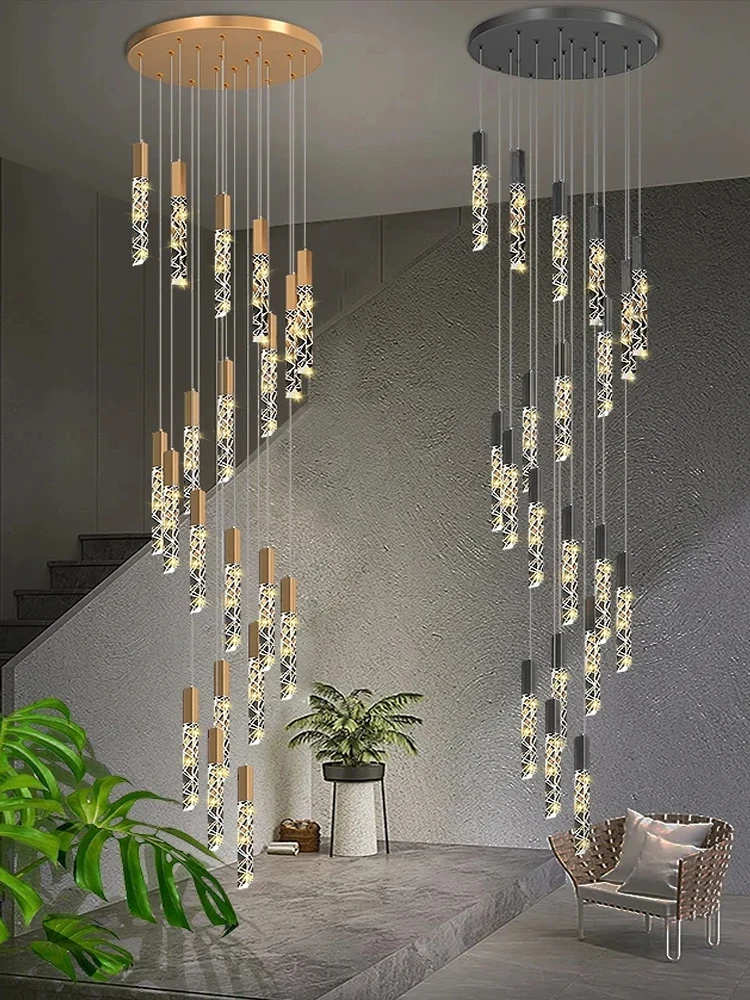 Hanging Moon Lamp - Lampu Gantung Tangga LED Modern Duplex