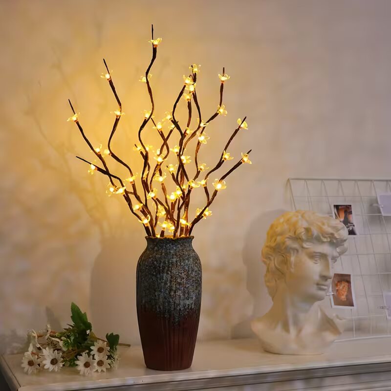Home Decor Outdoor - 1/2 Buah 20LED Lampu Cabang Pohon