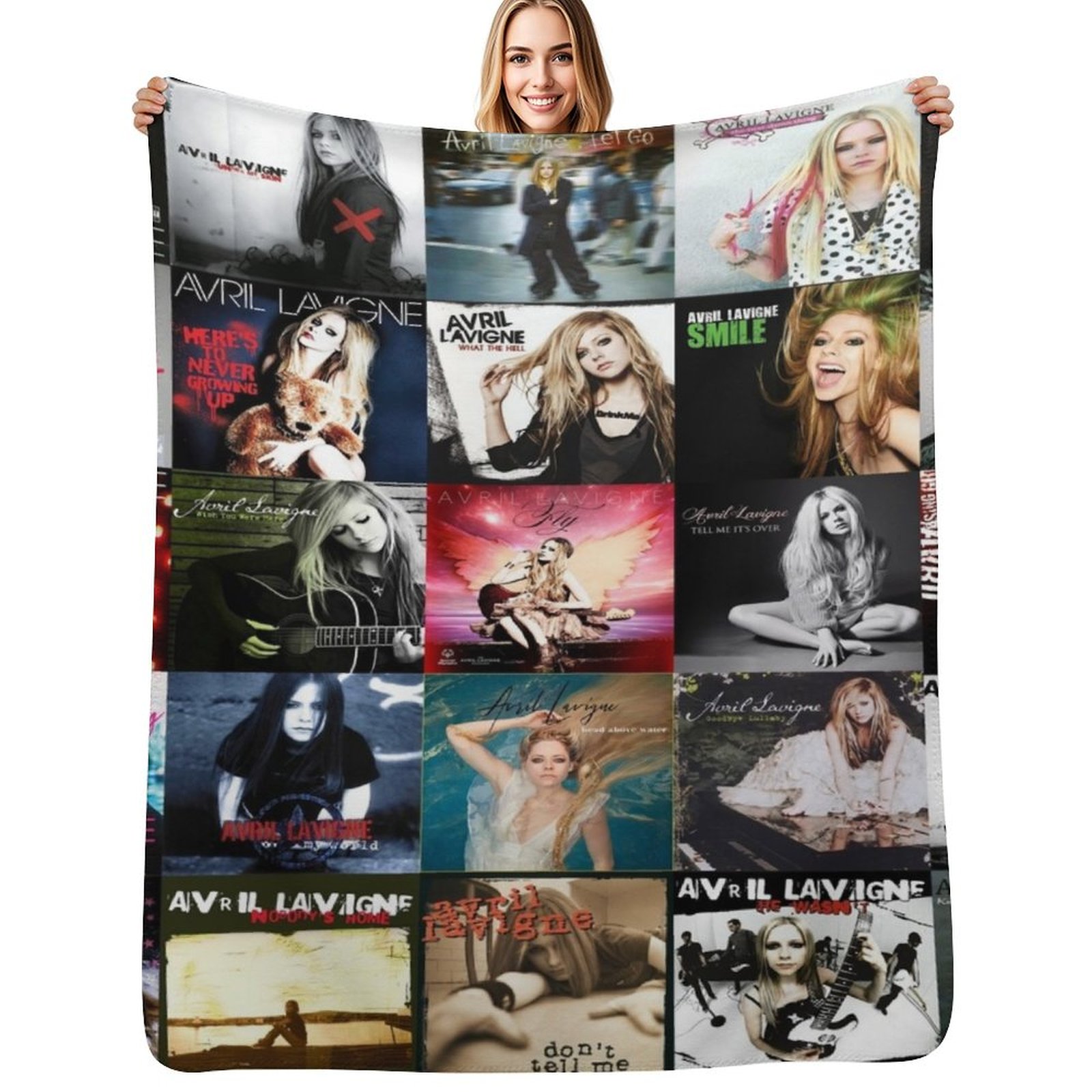 Home Decor Ai - Selimut Ai Avril Lavigne untuk Penggemar,