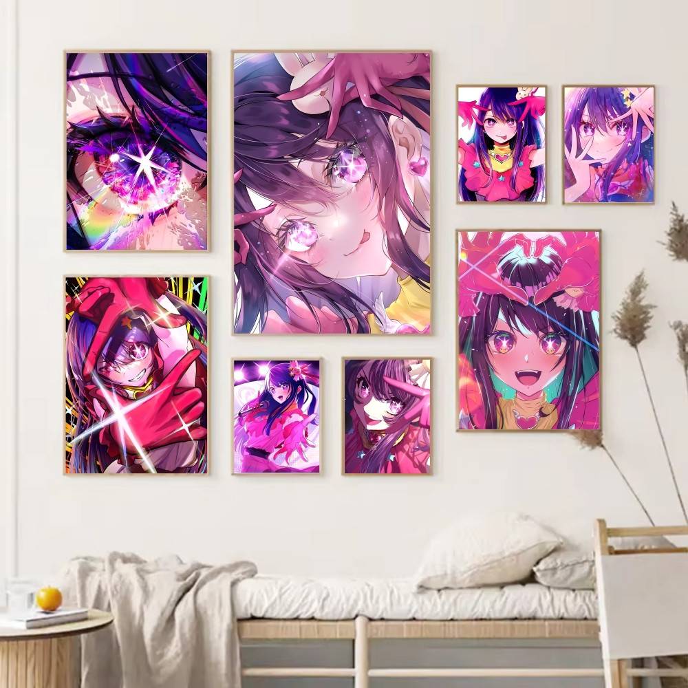Home Decor Ai - Poster Karakter Anime A-Ai H-Hoshino Cetak