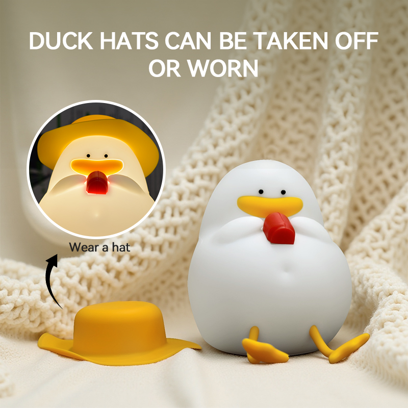 Home Decor Gift - Lampu Malam Happy Duck, Lampu Samping