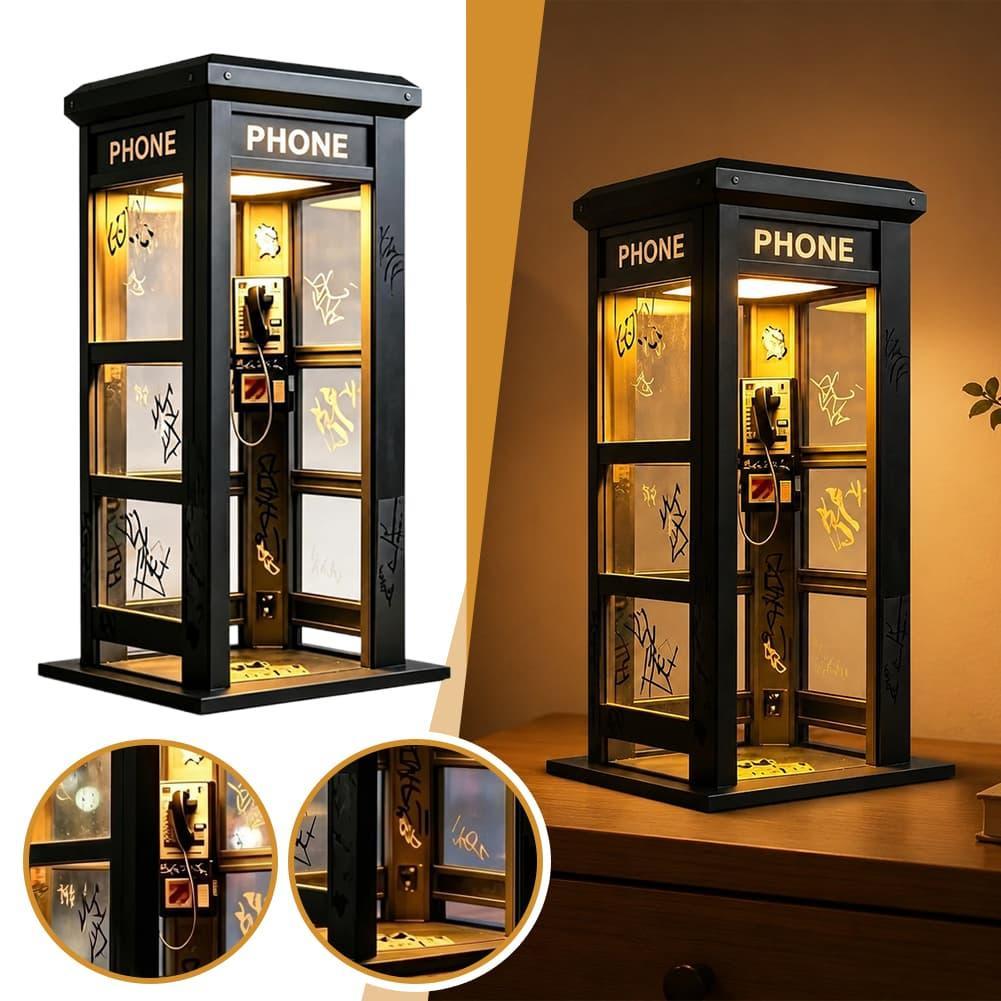 Home Decor Gift - Lampu Meja Bentuk Telepon Kabin London