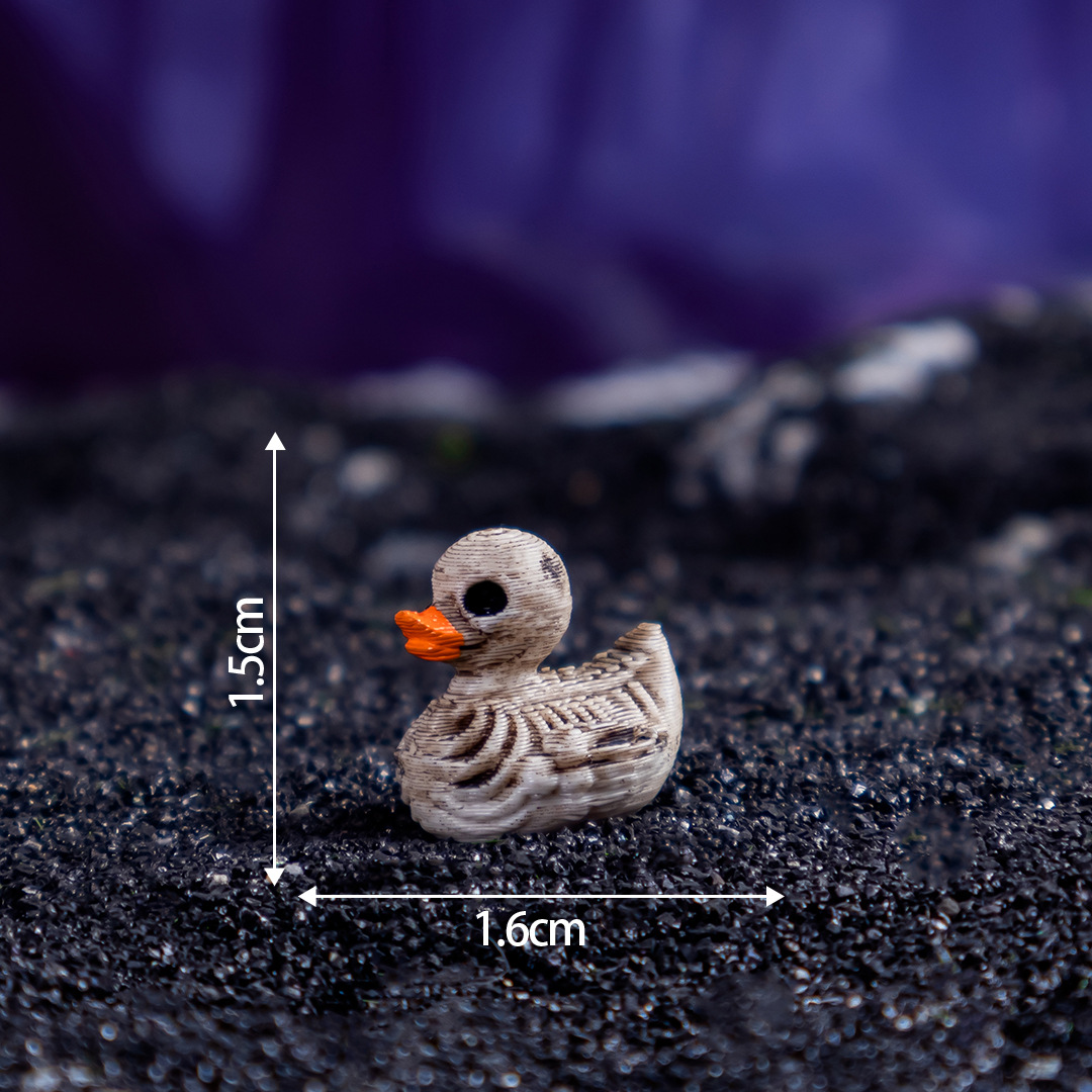 Home Decor Duck - Ornamen Patung Bebek Tengkorak Gotik dari