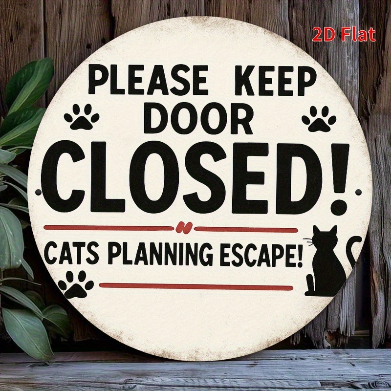 Home Decor Cat - Lukisan Besi Definisi Tinggi 