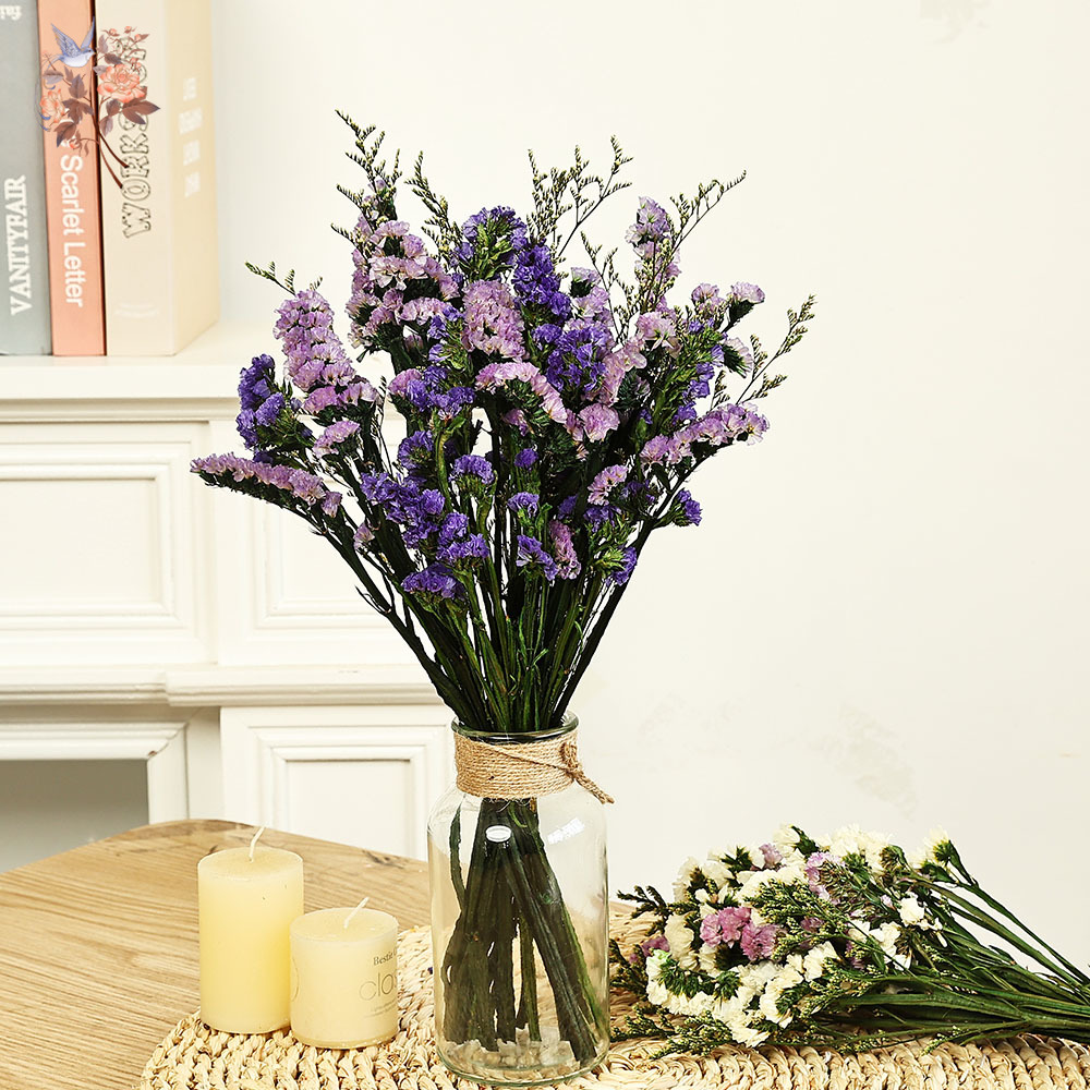 Dried Flower Bouquet - 100G Buket Bunga Lupakan-aku-Tidak Asli Alami