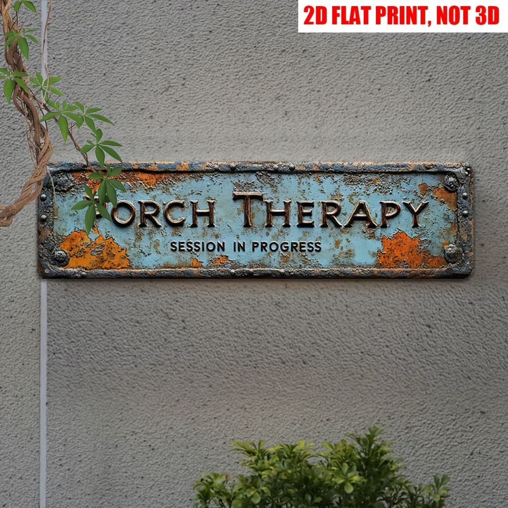 Home Decor Outside - Dekorasi Dinding Logam 2D Bentuk Datar