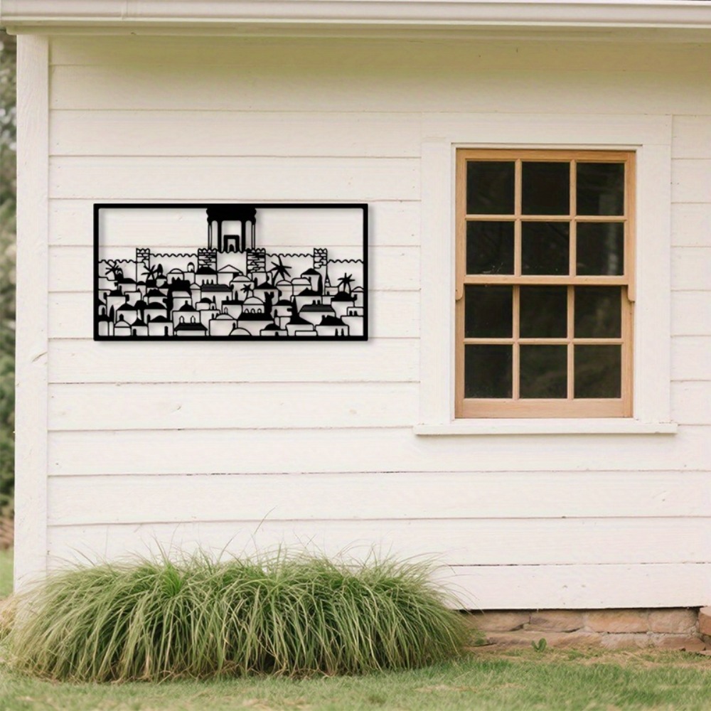 Home Decor Gift - CIFBUY Seni Dinding Logam Patung Mural