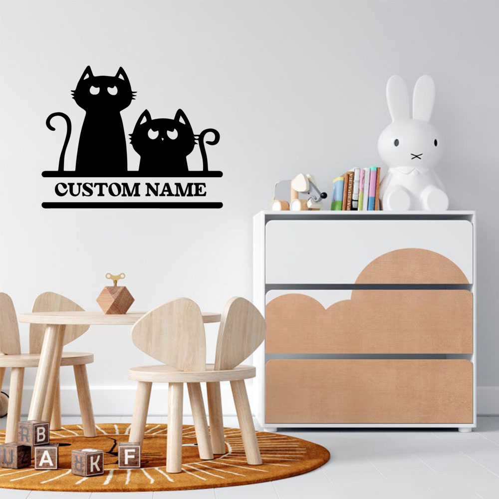 Home Decor Cat - 1 Buah Wallpaper Perekat Diri Vinyl