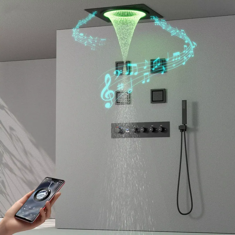 Set Shower LED Pintar dengan M - Home Decor Gift ulasan dan harga