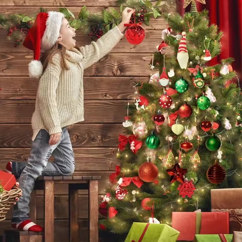 32 Buah Kotak Ornamen Bola Nat - Home Xmas Decor Ideas ulasan dan harga