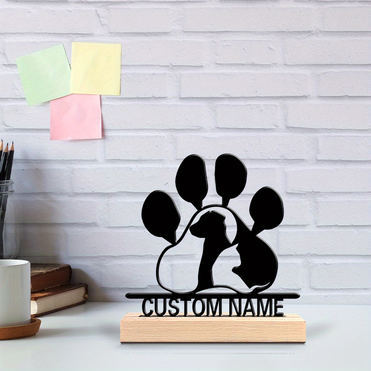 Papan Seni Logam Cetak Jejak K - Home Decor Cat ulasan dan harga