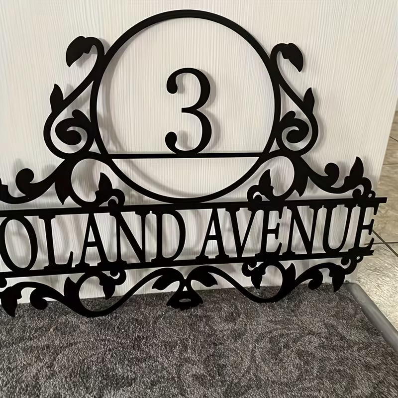Papan Nomor Rumah & Nama Jalan - Home Decor Outdoor ulasan dan harga