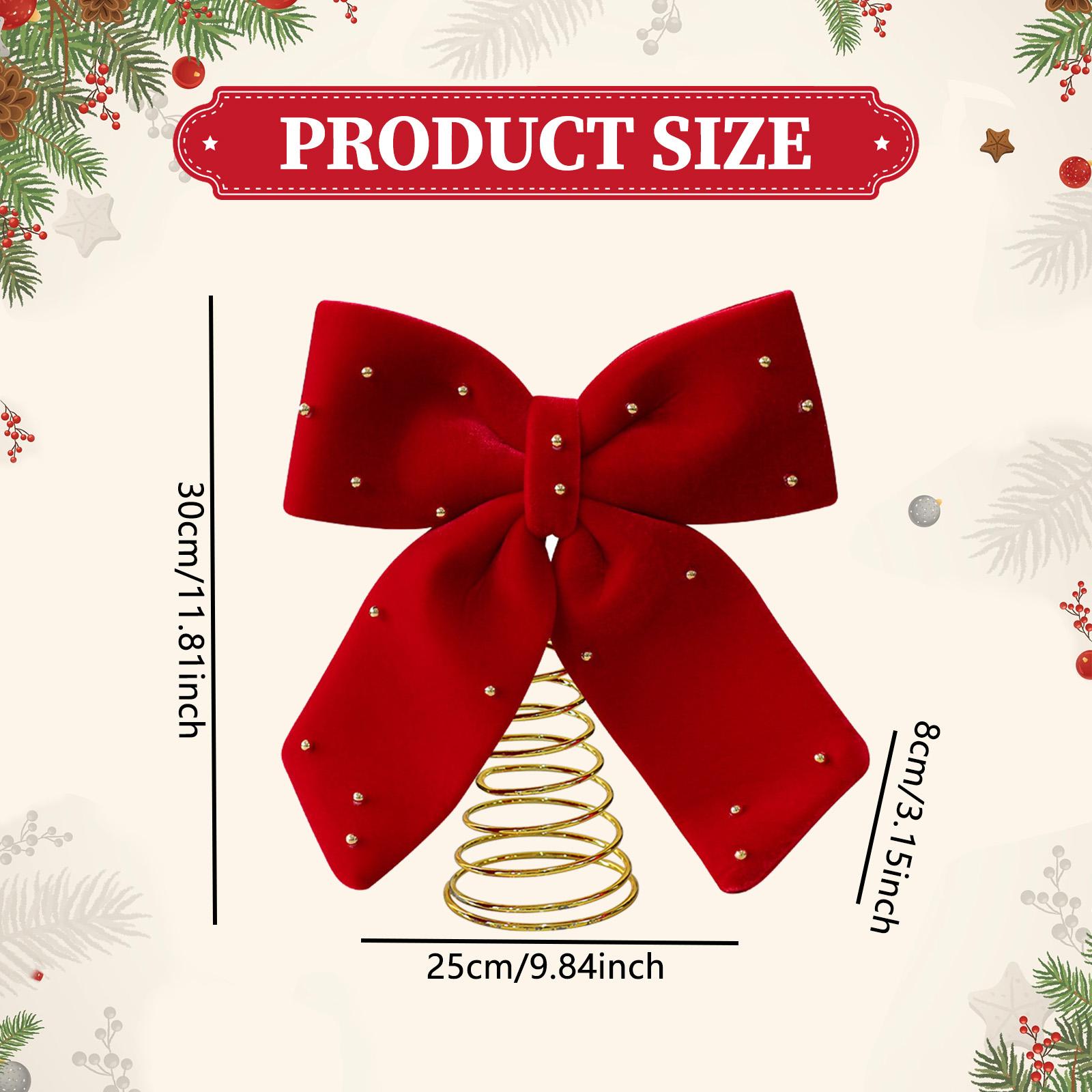 Hiasan Puncak Pohon Natal Eleg - Home Xmas Decor Ideas ulasan dan harga