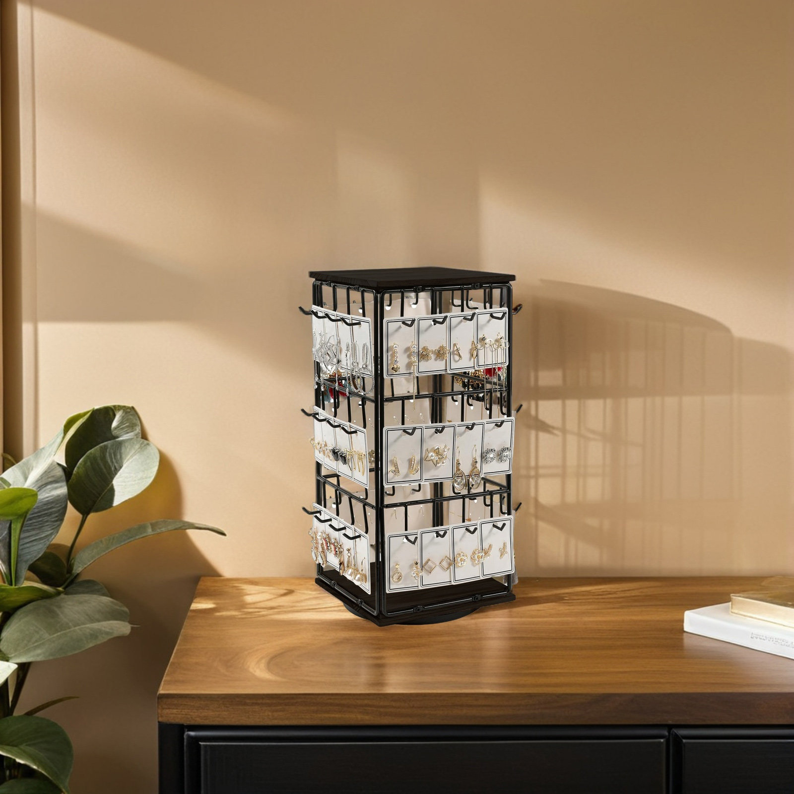 Stand Pajangan Anting Berputar - Home Decor Retail Stores ulasan dan harga