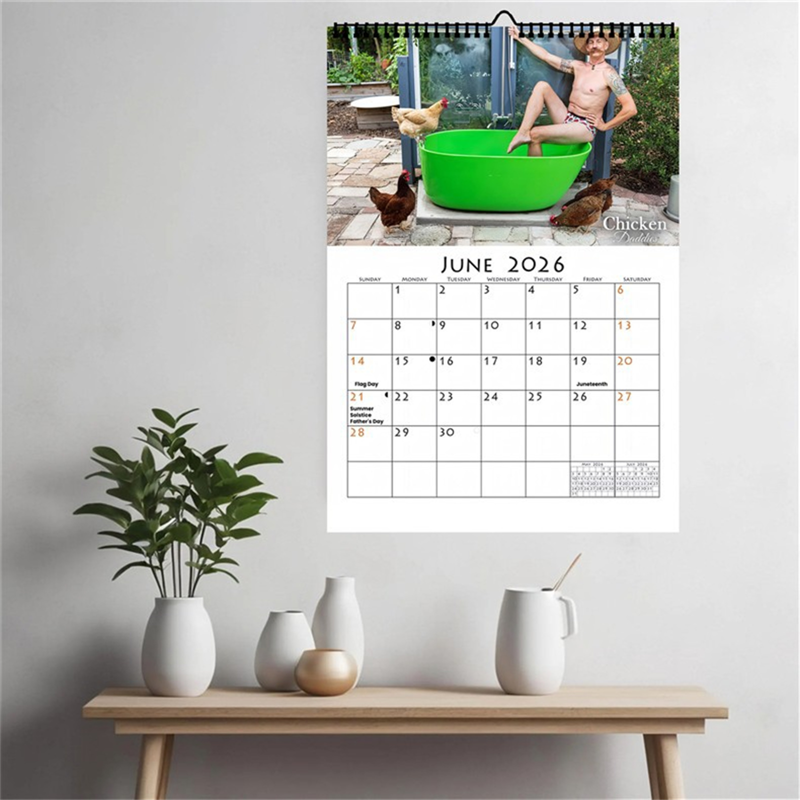 Kalender Dinding Ayah Ayam Luc - Home Decor Ideas ulasan dan harga