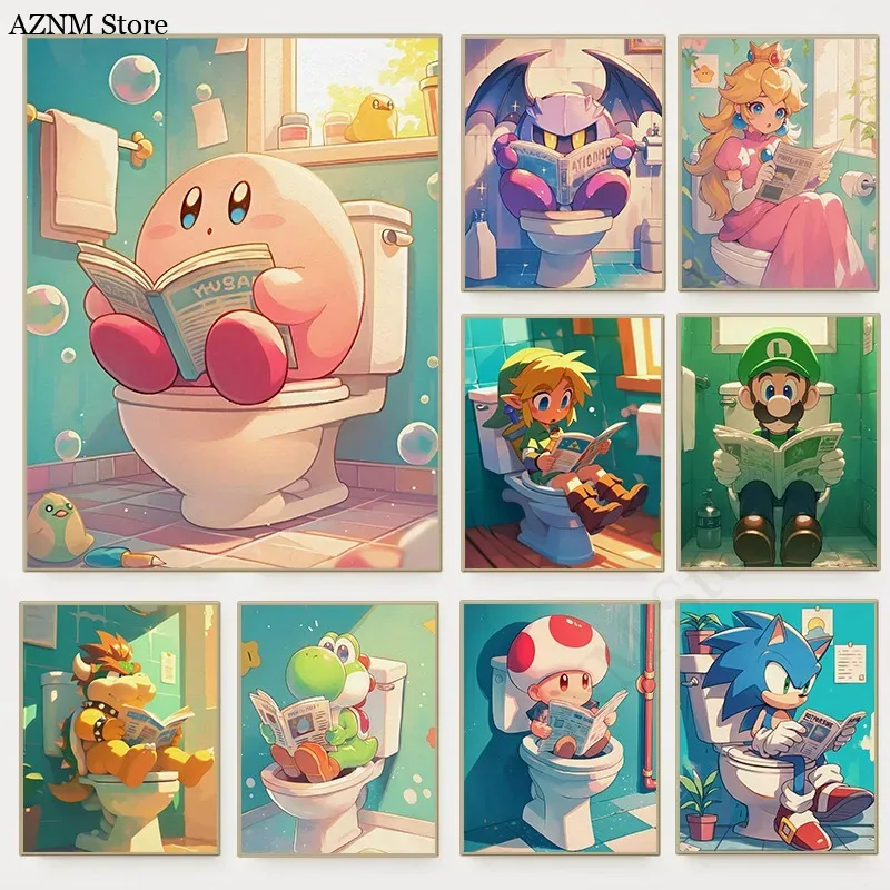 Poster Video Game Kartun Kamar - Home Decor Games Free ulasan dan harga