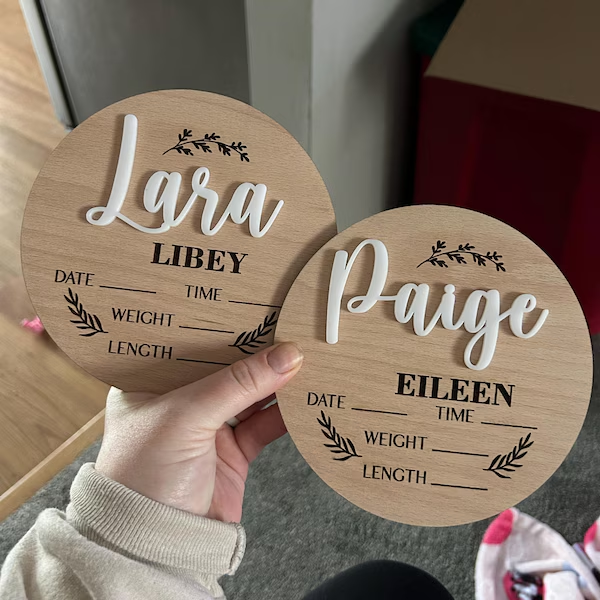 1 Buah Tanda Pengumuman Bayi K - Home Christmas Decor ulasan dan harga