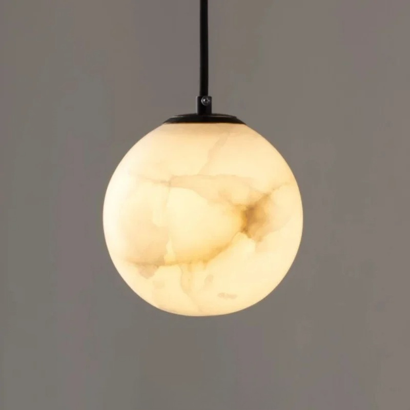 Lampu Gantung Marmer Alami Min - Hanging Moon Lamp ulasan dan harga