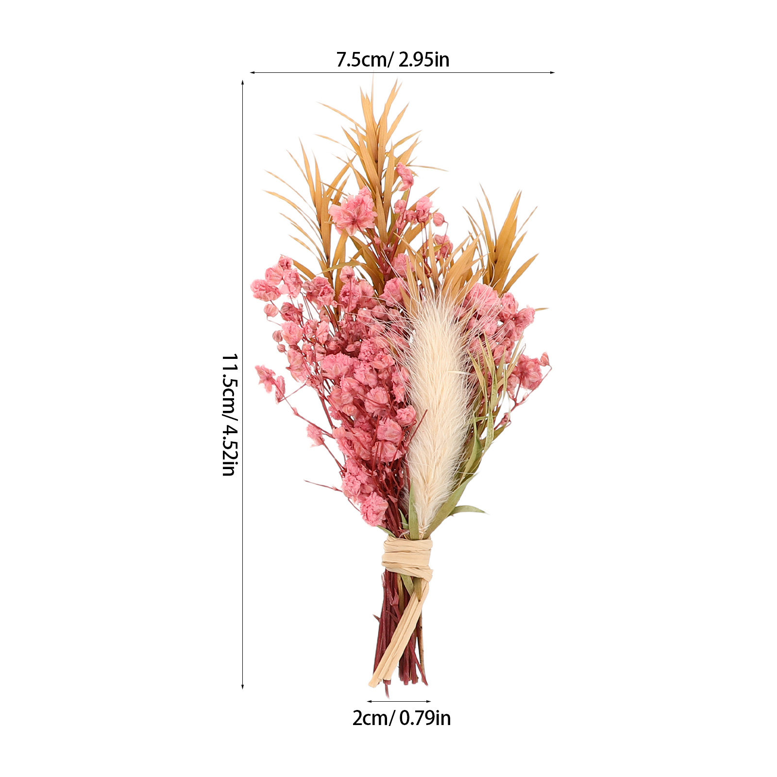 3 Buah Buket Bunga Kering Mini - Dried Flower Bouquet ulasan dan harga