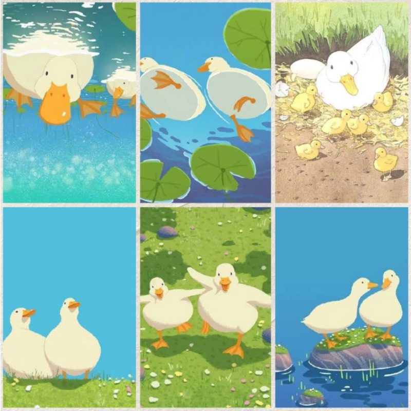 Poster Seni Dinding Hewan Bebe - Home Decor Duck ulasan dan harga