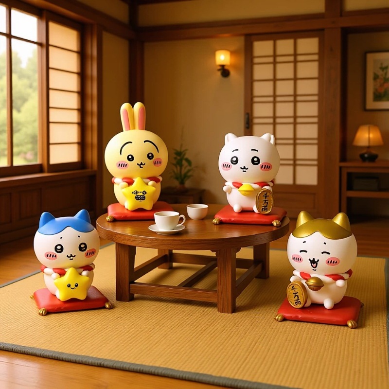 Set Figurine Kucing Keberuntun - Home Decor Cat ulasan dan harga