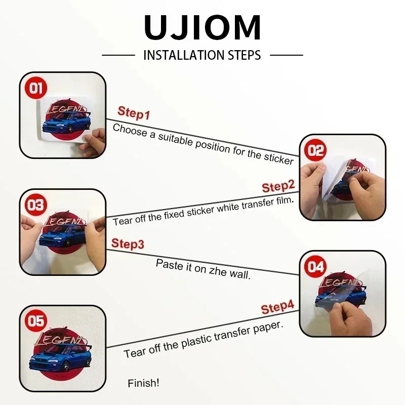 UJIOM Stiker Dinding Gadis Got - Home Decor Ai ulasan dan harga