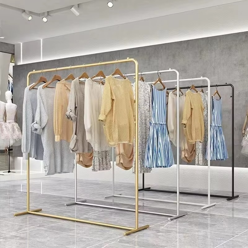 Rak Pakaian Mewah Berbahan Bes - Home Decor Retail Stores ulasan dan harga
