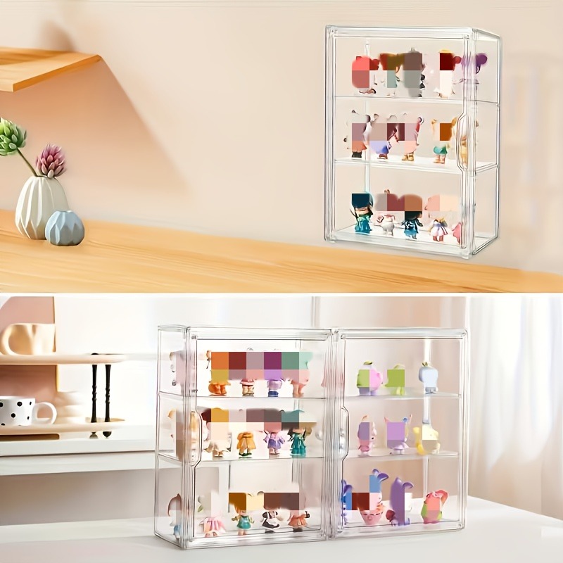 Kotak pajangan transparan 3 la - Home Decor Retail Stores ulasan dan harga
