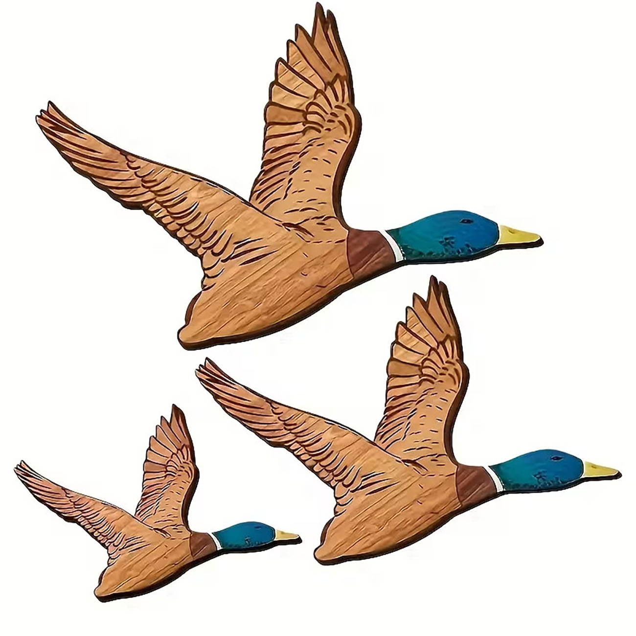 3Pcs Dekorasi Dinding Kayu Beb - Home Decor Duck ulasan dan harga