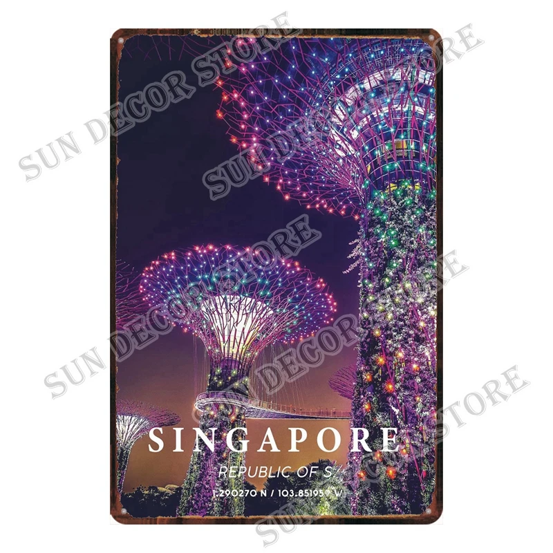Poster tanda logam Retro Chica - Home Decor Jaipur ulasan dan harga