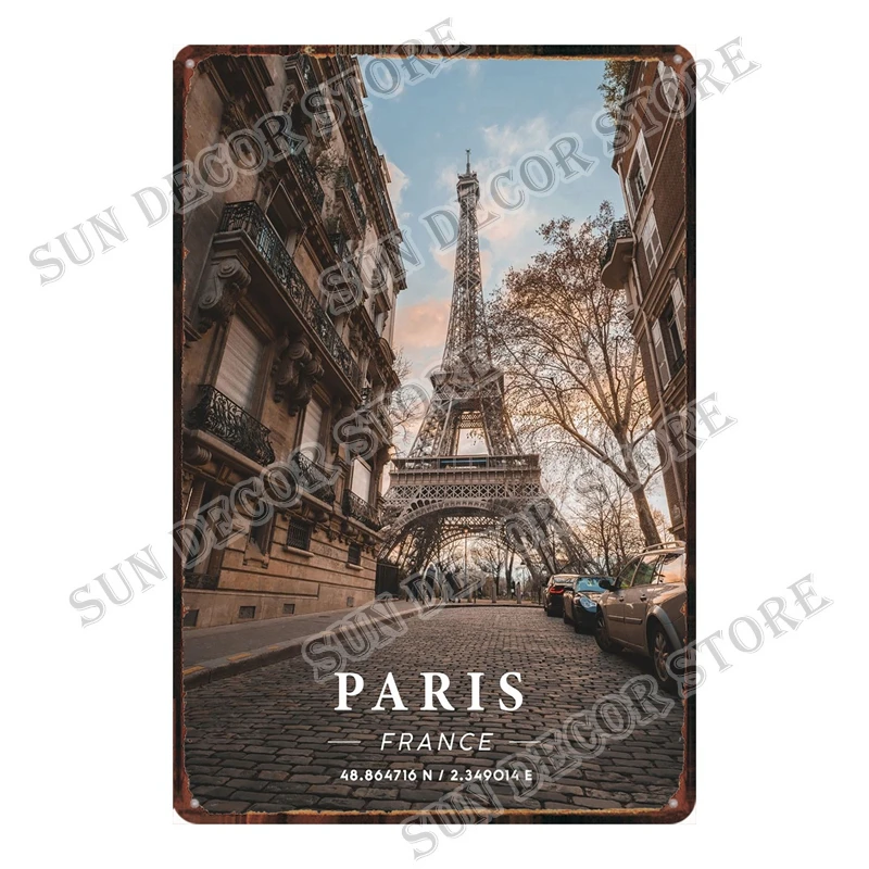 Poster tanda logam Retro Chica - Home Decor Jaipur ulasan dan harga