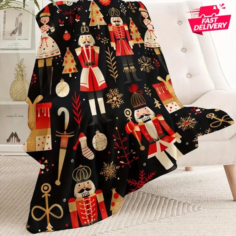 Selimut Natal Rusa Hadiah Libu - Home Xmas Decor Ideas ulasan dan harga