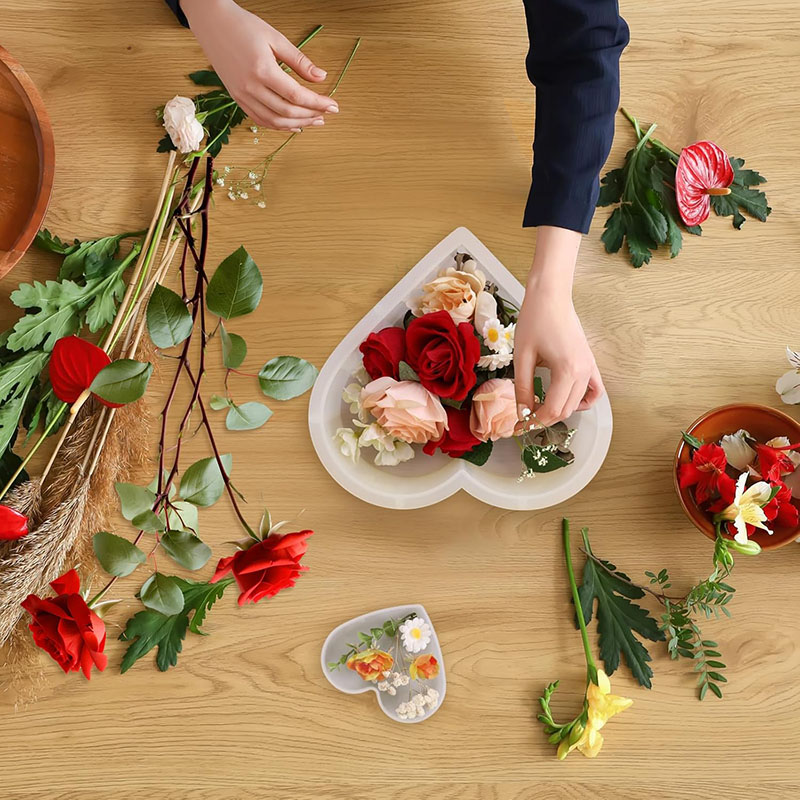 Cetakan Resin Epoksi Bentuk Ha - Dried Flower Bouquet ulasan dan harga