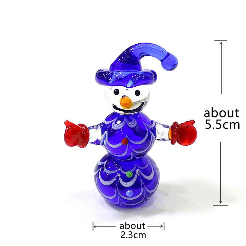 Figurine Manusia Salju Kaca Mi - Home Xmas Decor Ideas ulasan dan harga