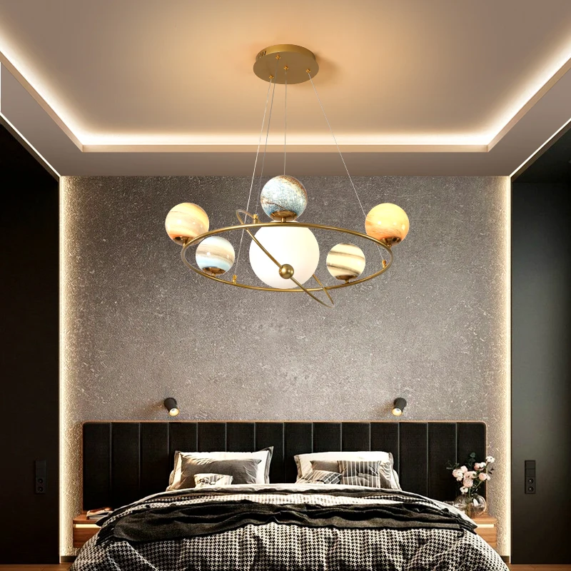 Lampu gantung Planet Nordic, l - Hanging Moon Lamp ulasan dan harga
