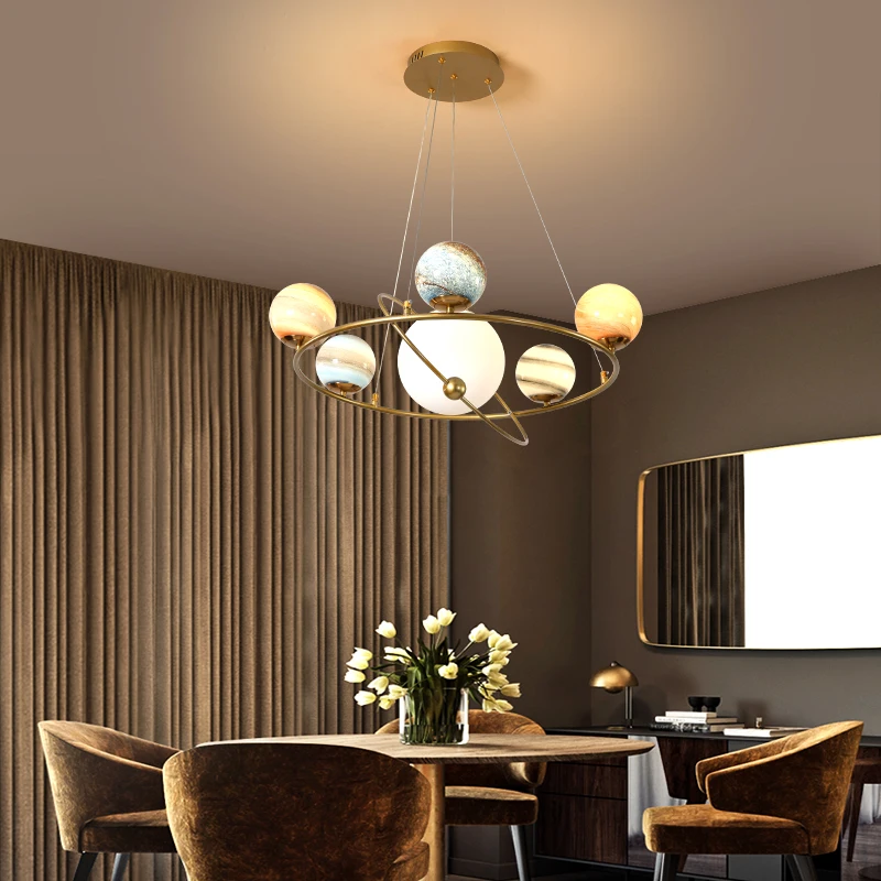 Lampu gantung Planet Nordic, l - Hanging Moon Lamp ulasan dan harga