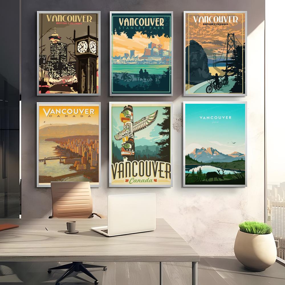 Poster Kota Vancouver yang Ind - Home Decor Ideas ulasan dan harga
