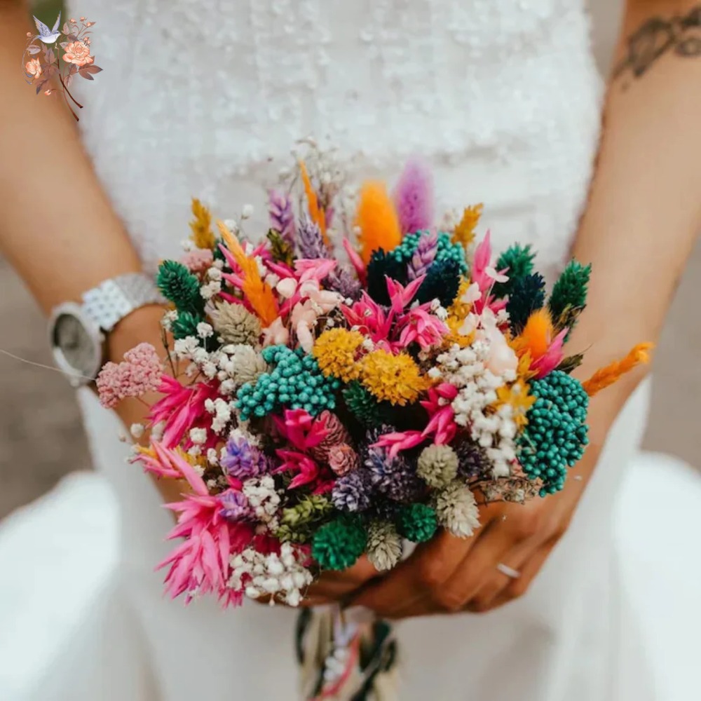 Buket Bunga Pengantin Kering B - Dried Flower Bouquet ulasan dan harga