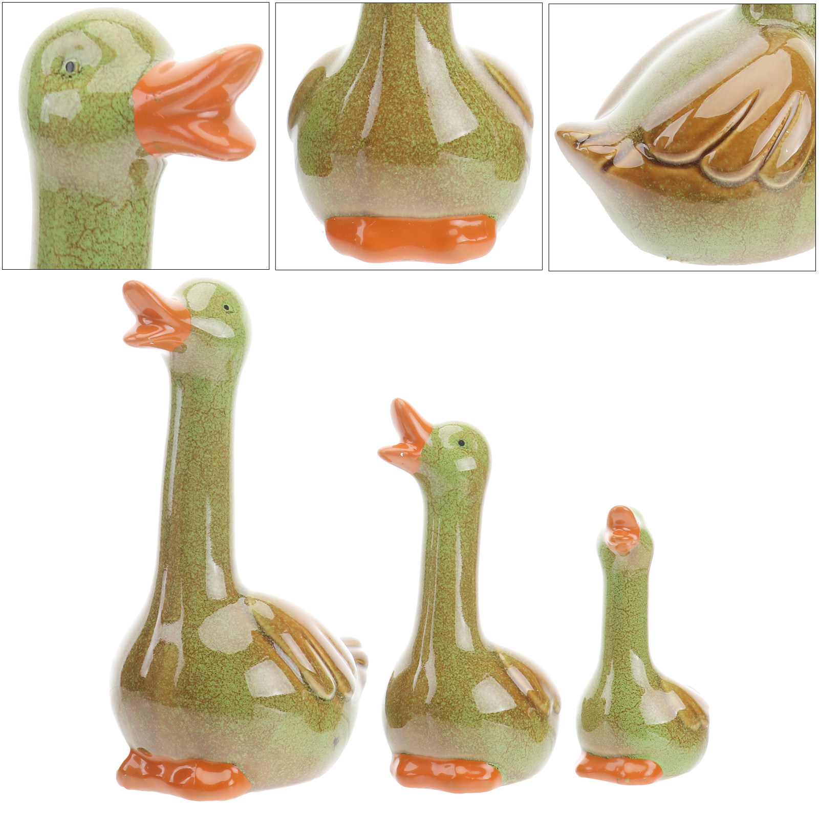 3Pcs Ornamen Bebek Dekoratif K - Home Decor Duck ulasan dan harga