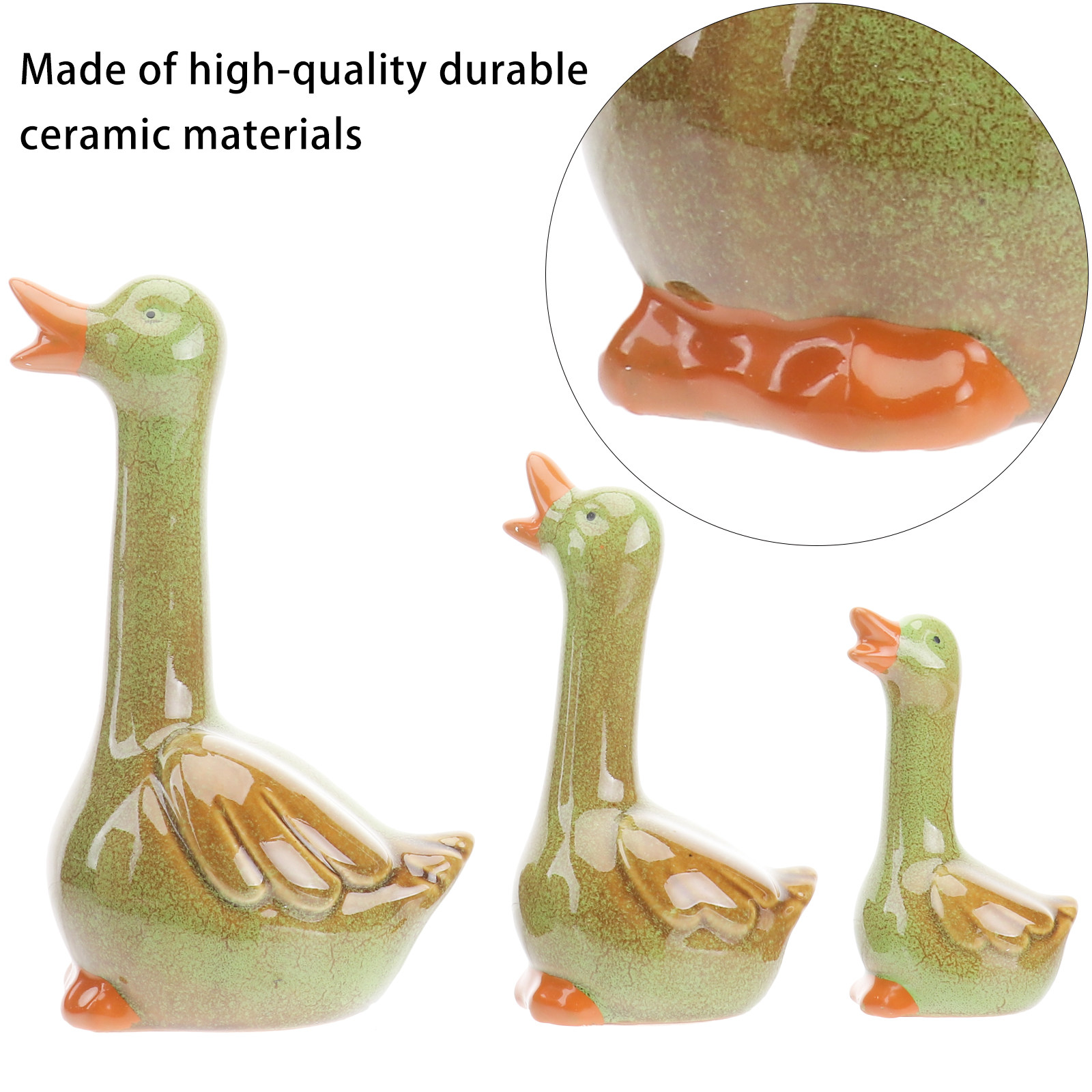 3Pcs Ornamen Bebek Dekoratif K - Home Decor Duck ulasan dan harga