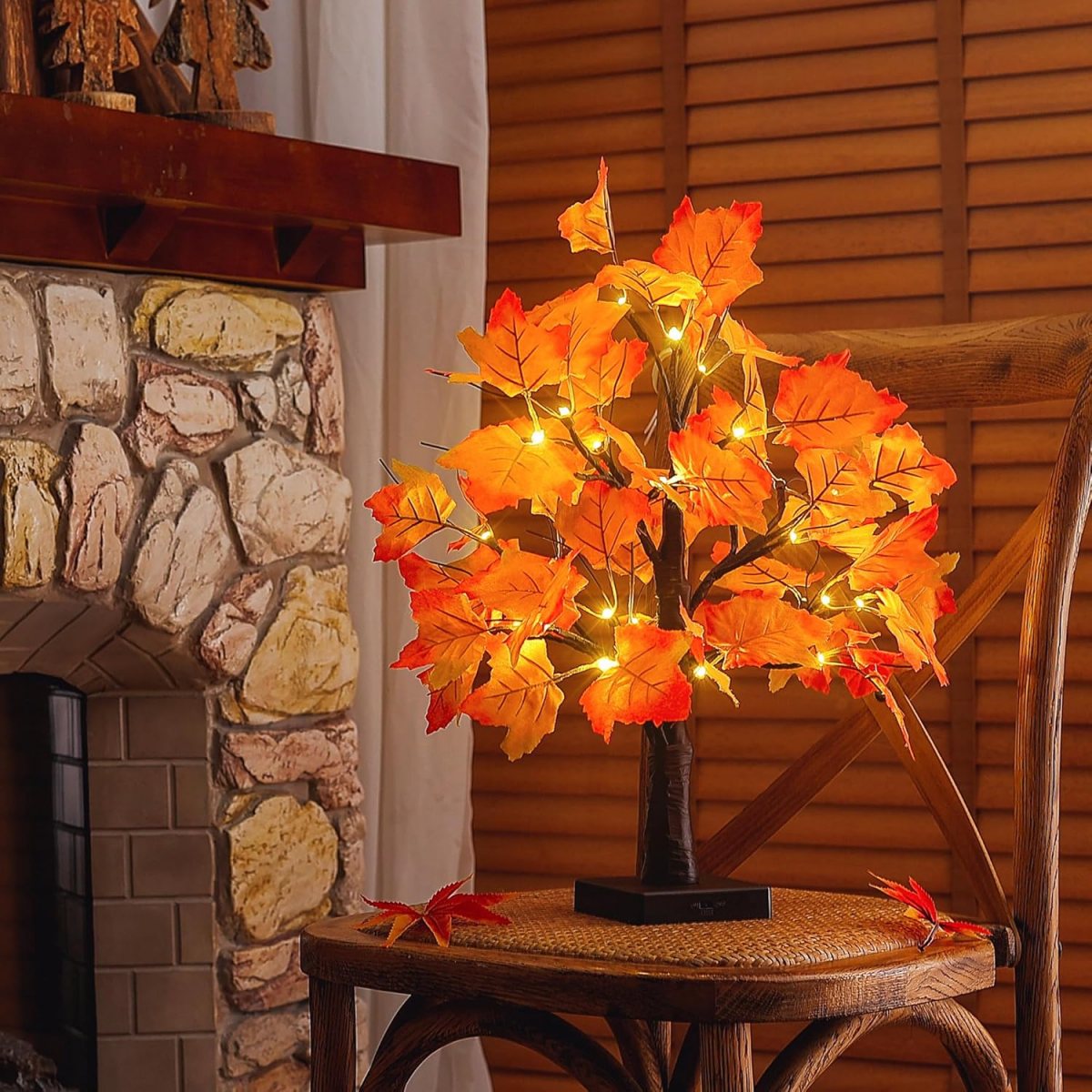 1 Buah 24 LED Lampu Pohon Birc - Home Decor Fallout 4 ulasan dan harga